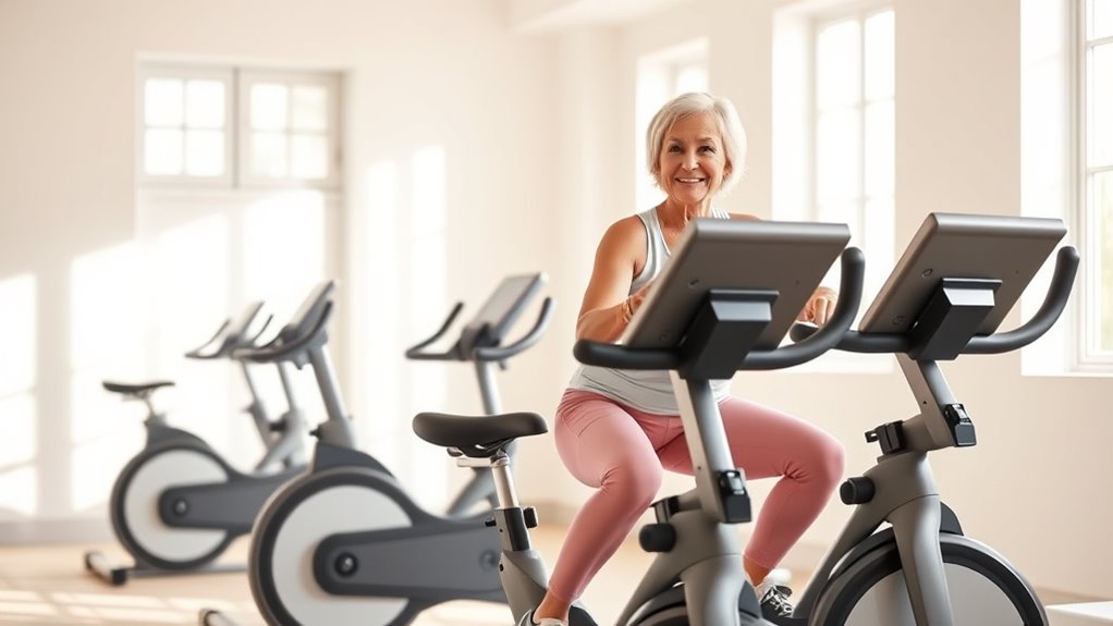 senior friendly exercise bike options