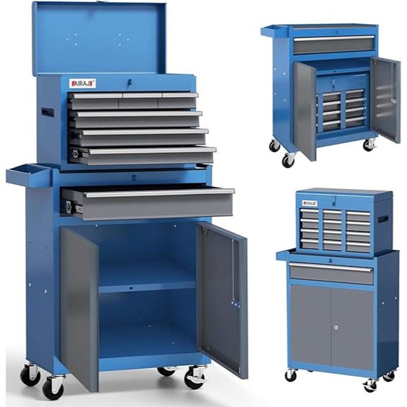 AIRAJ 7-Drawer Rolling Tool Chest with Wheels