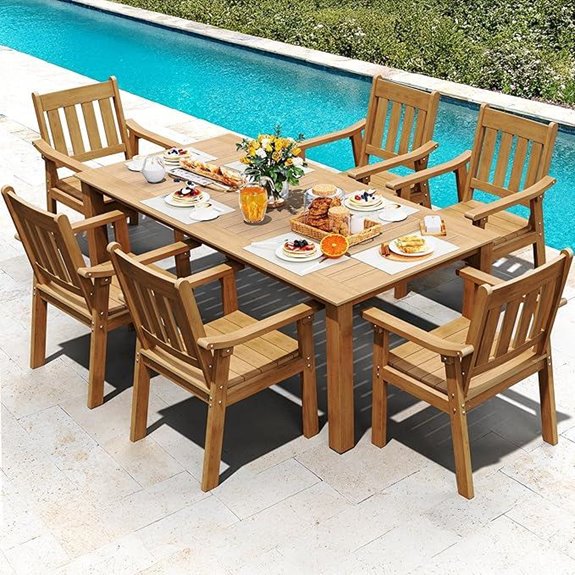 YEFU HIPS 7-Piece Outdoor Patio Dining Set
