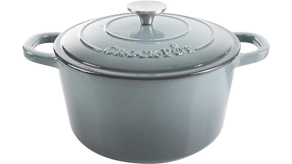 seven quart cast iron casserole