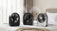 silent bedroom fan options