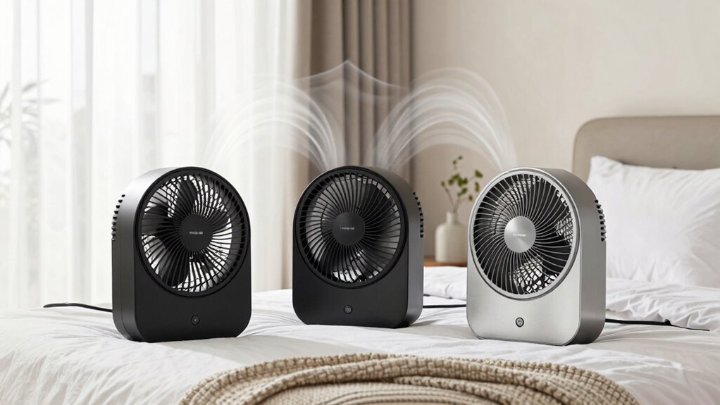 silent bedroom fan options