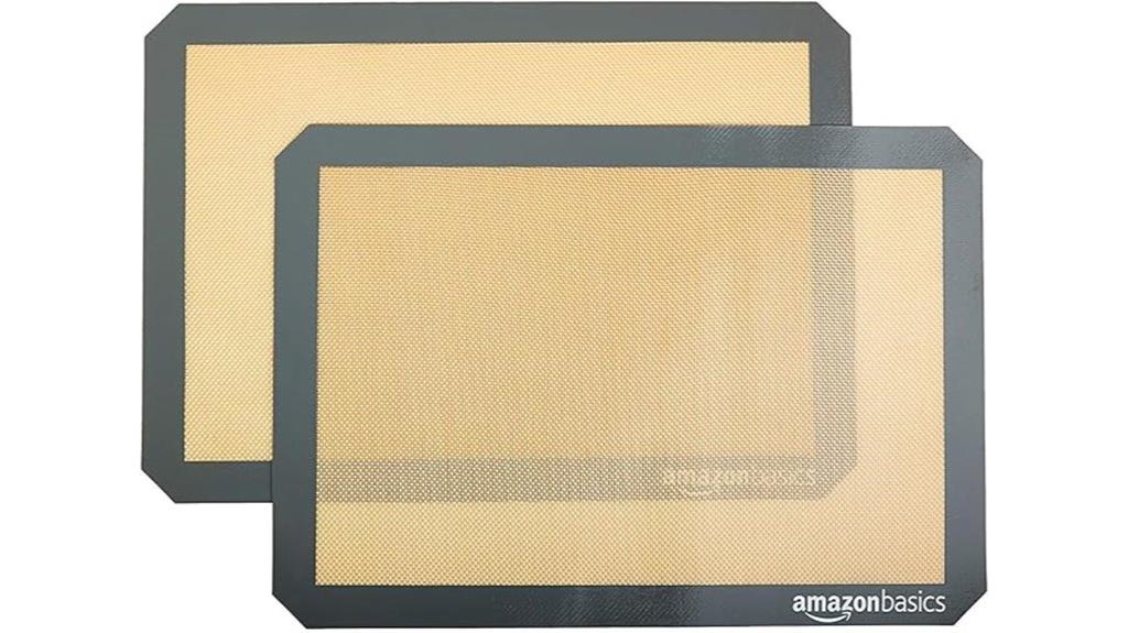 silicone baking mats pack