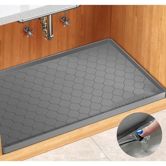Silicone Under Sink Mat for Kitchen and Bathroom
