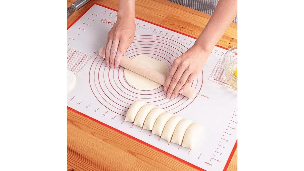 silicone mat with measurements