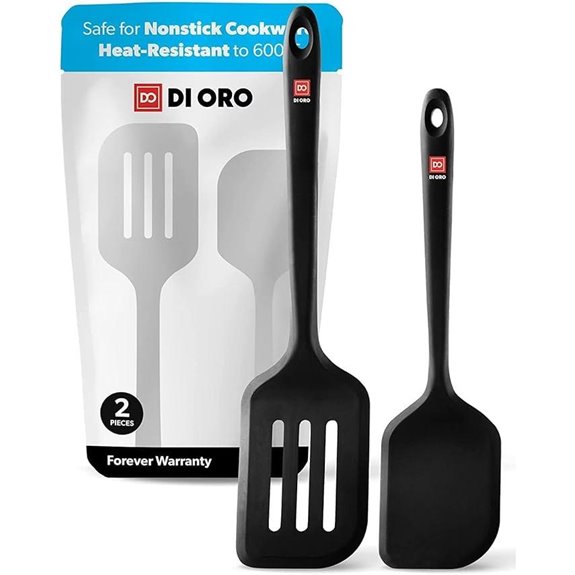 DI ORO Silicone Turner Spatula Set (2pcs)
