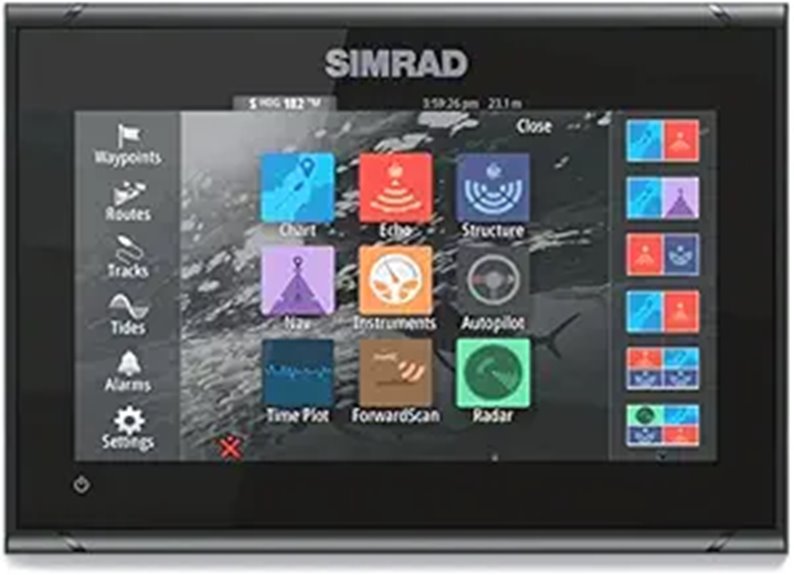 Simrad GO Chartplotter Fish Finder with Transducer
