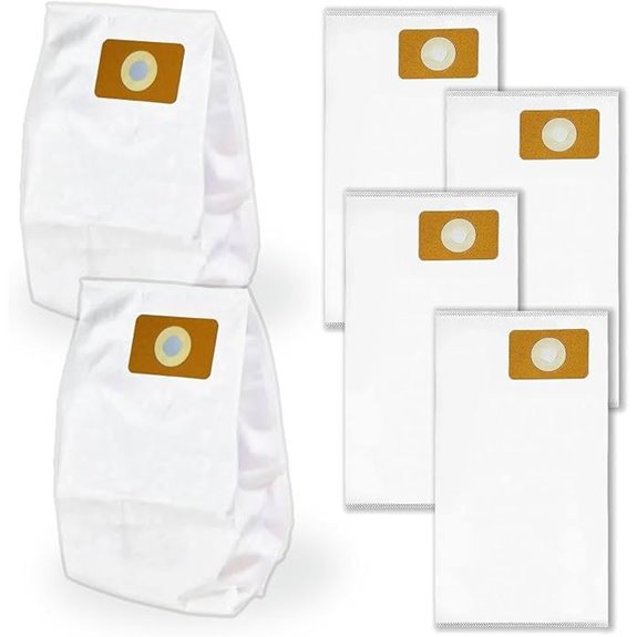 6 Pack HEPA Bags for Central Vacuum Systems