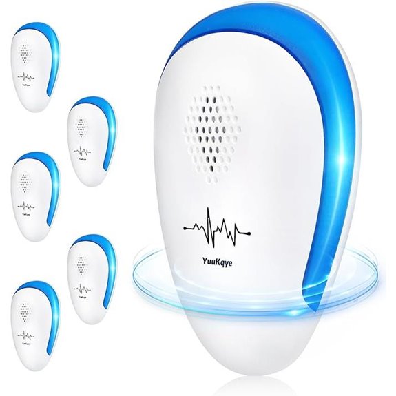 Ultrasonic Pest Repeller 6-Pack Indoor Bug Control