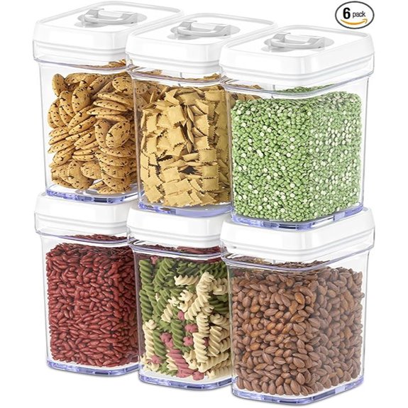 DWËLLZA Kitchen Airtight Food Storage Containers (6 Pack)
