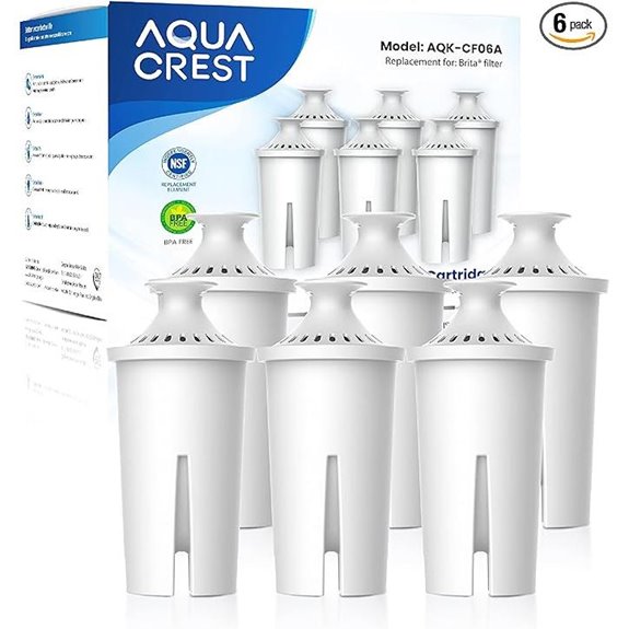 Aqua Crest Replacement Water Filter (6-Pack)