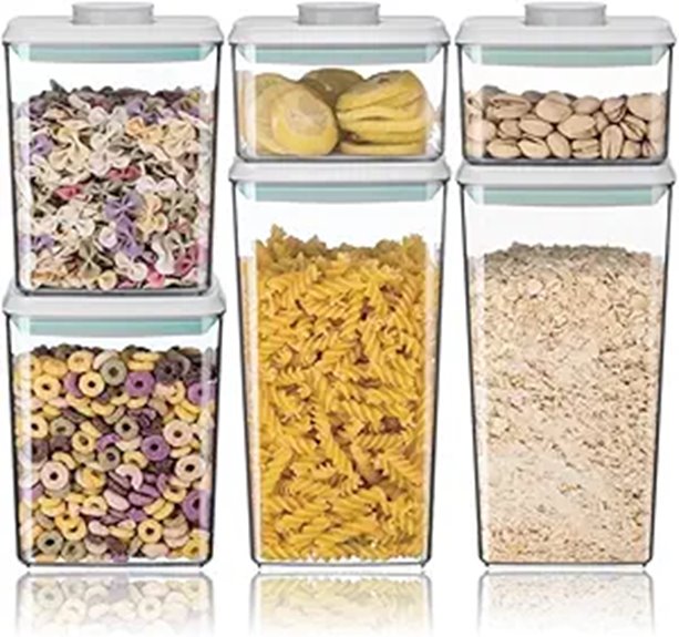 Ankou 6-Piece Airtight Food Storage Containers Set