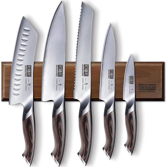 HOSHANHO 6-Piece Magnetic Knife Set