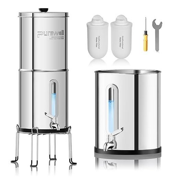 Purewell 6-Stage Countertop Water Filter System
