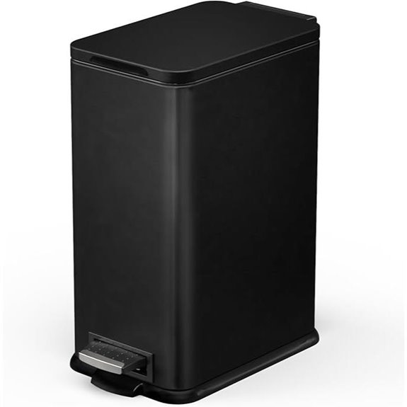 Home Zone 4-Gallon Slim Kitchen Trash Can