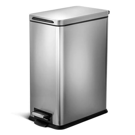 Home Zone Living 8-Gallon Slim Kitchen Trash Can