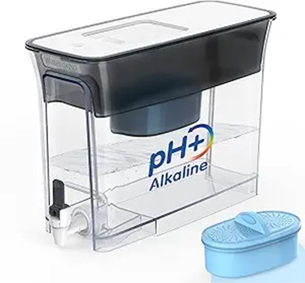 Waterdrop Slim Alkaline Water Filter Dispenser 35-Cup