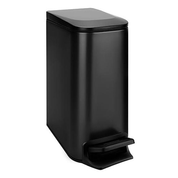 TIPGO Slim Stainless Steel Bathroom Trash Can