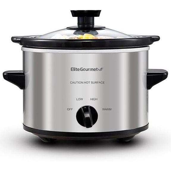 Elite Gourmet 1.5 Quart Electric Slow Cooker