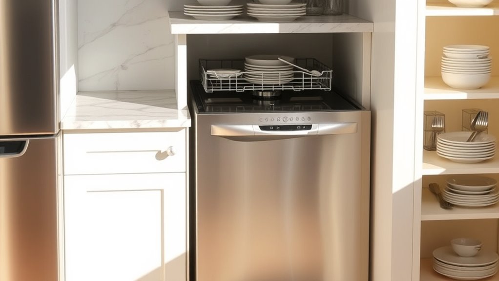 small kitchen dishwasher considerations