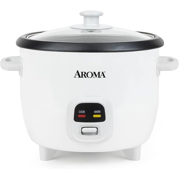 AROMA 3-Cup Rice Cooker with Keep Warm Function