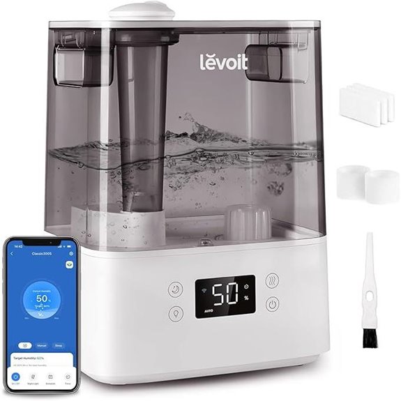 Levoit Large Room Humidifier with App & Voice Control