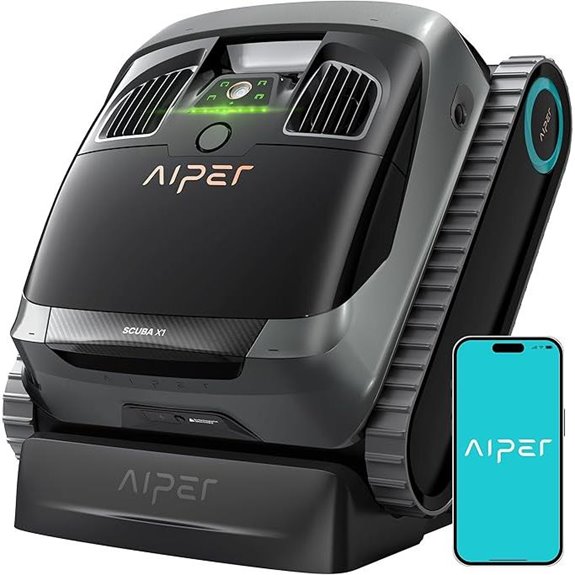 AIPER Scuba X1 Pool Cleaner 6600 GPH Smart Navigation