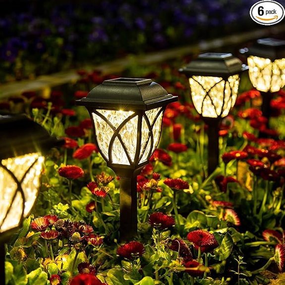 GIGALUMI Solar Garden Lights (6 Pack)