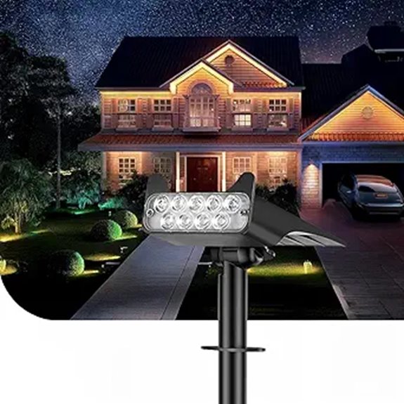 Solar Waterproof Landscape Path Lights with Brightness Modes