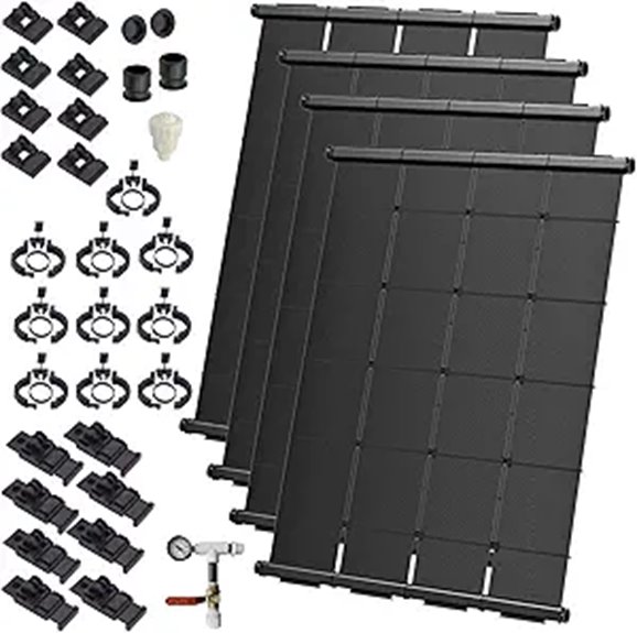 Industrial Solar Pool Heater DIY Kit (168 sq ft)