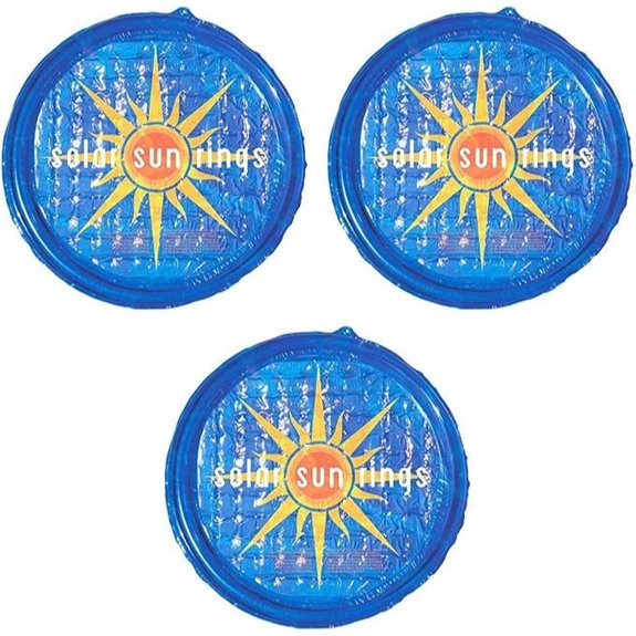 Solar Pool Sun Rings (3 Pack) for Heating