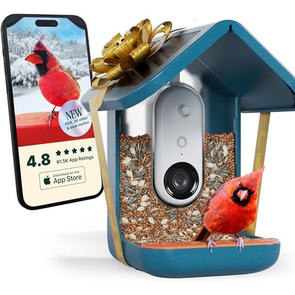 Birdbuddy PRO Solar Bird Feeder with Camera