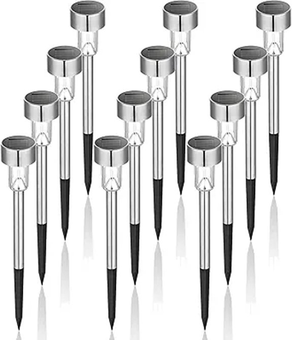 GIGALUMI Waterproof Solar Garden Lights (12 Pack)