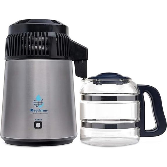 Countertop Water Distiller Stainless Glass Collection