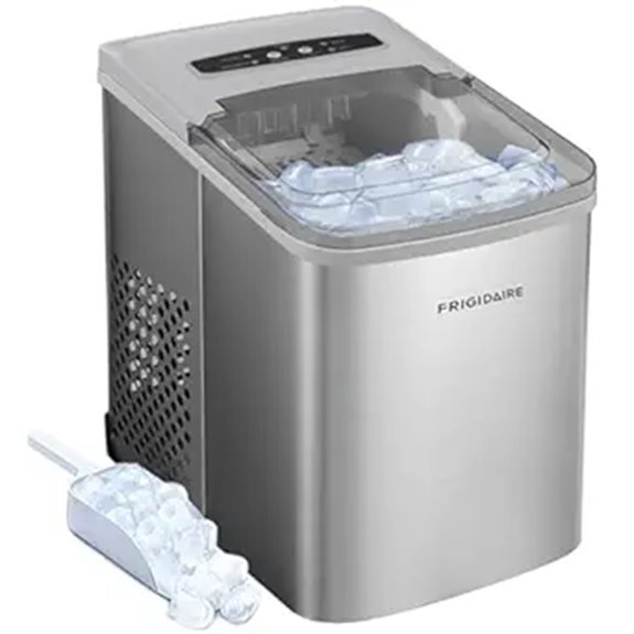 Frigidaire Portable Ice Maker 26 Lbs/Day Stainless