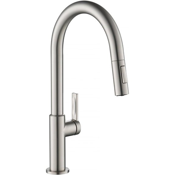 KRAUS Oletto Pull-Down Kitchen Faucet in Stainless