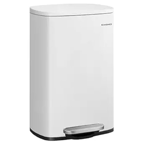 SONGMICS 13 Gallon Stainless Steel Trash Can