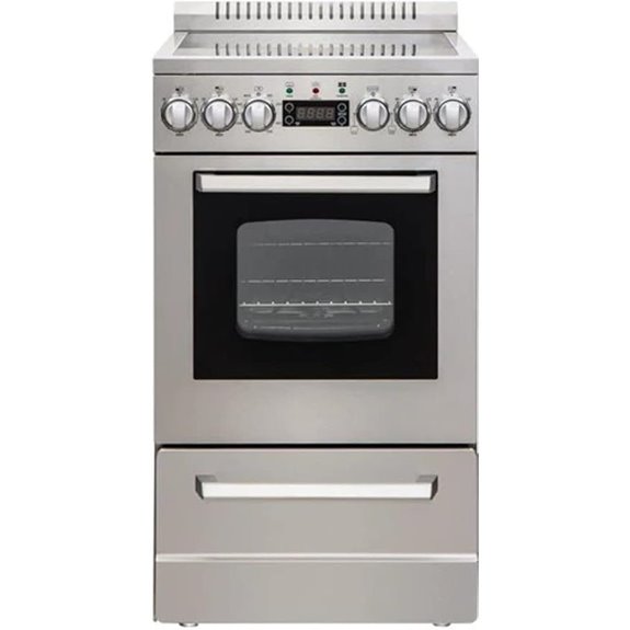 Avanti Electric Range Oven 2 Cu Ft Stainless Steel