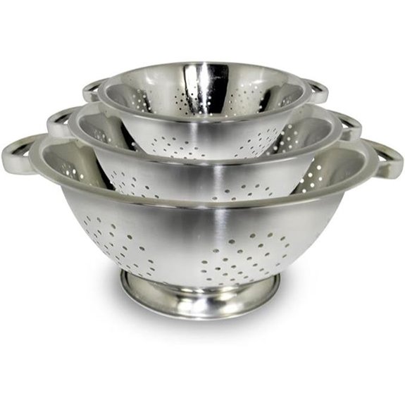 ExcelSteel Stainless Steel Colander Set (3 Pieces)