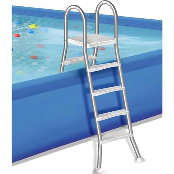 Heavy Duty 4-Step Stainless Steel Pool Ladder