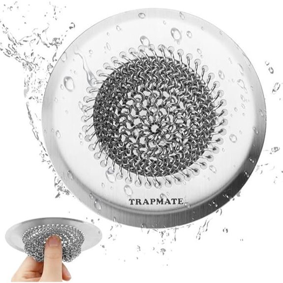 TRAPMATE Stainless Steel Sink Drain Strainer