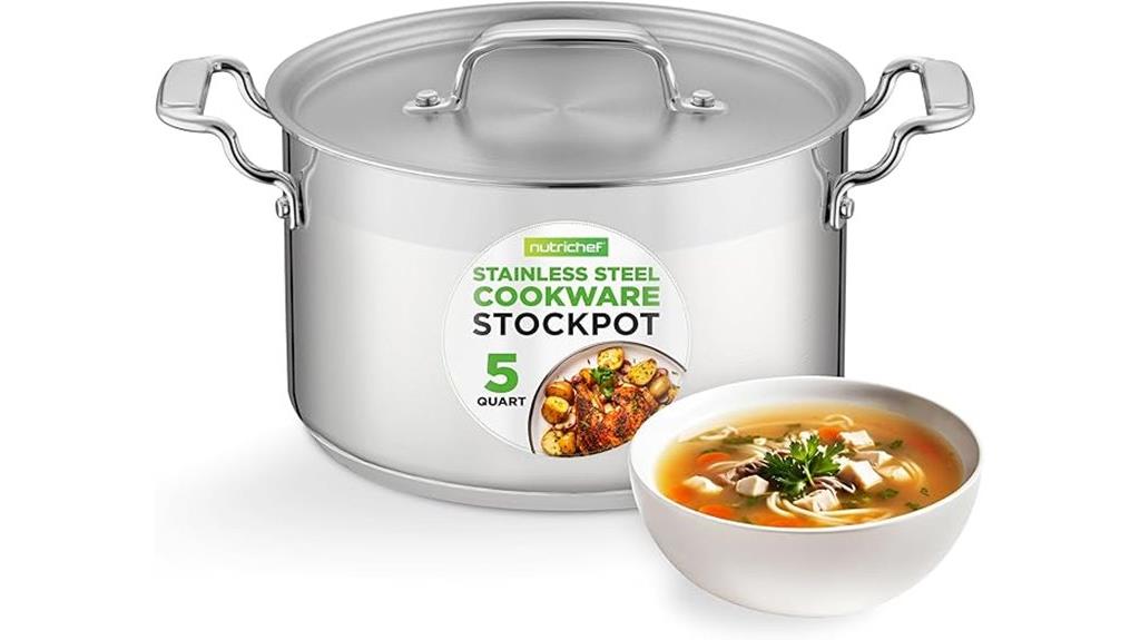 stainless steel stockpot