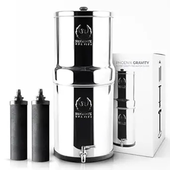 Gravity Water Filter NSF Certified Stainless Steel
