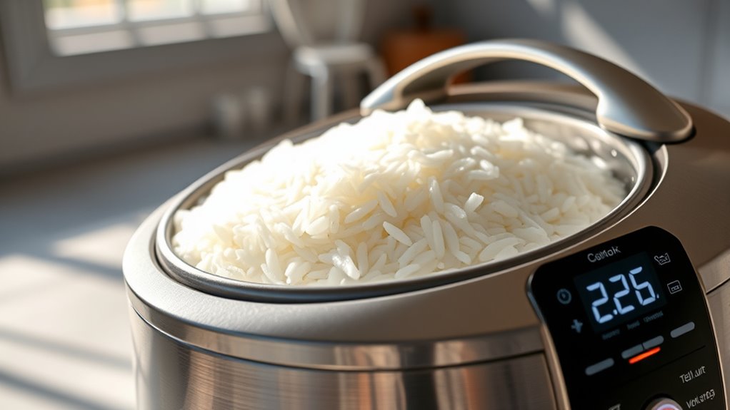 sticky rice cooker features