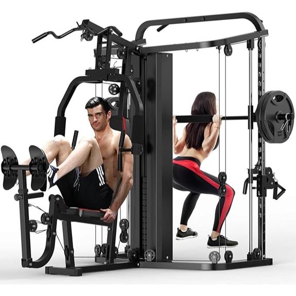 SunHome 138LB Smith Machine Home Gym Equipment
