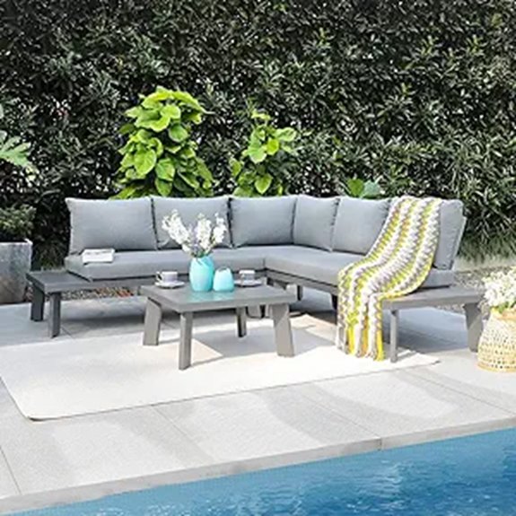 Soleil Jardin 4-Piece Outdoor Patio Furniture Set