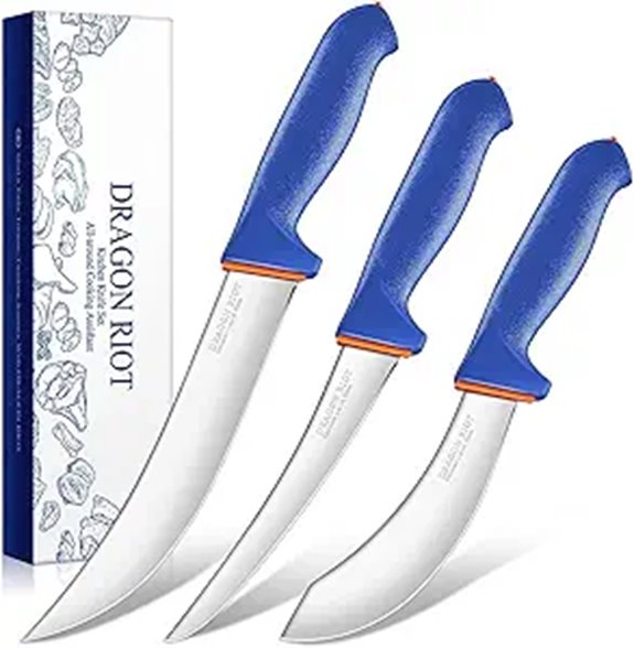 DRAGON RIOT 3-Piece Meat Processing Knives Set