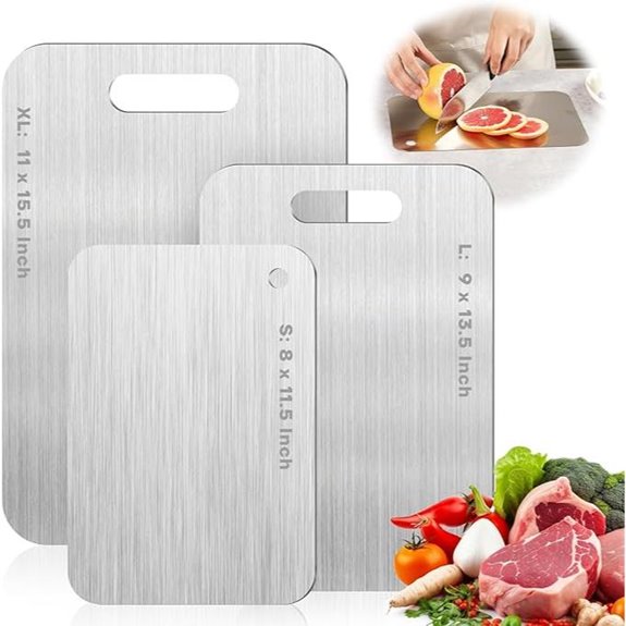 Katuchef Titanium Cutting Board Double Sided Durable