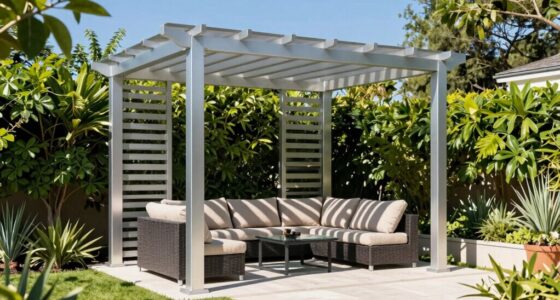 top aluminum pergola options