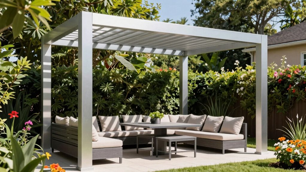 top aluminum pergola options